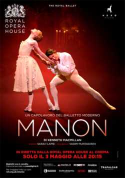 locandina manifesto Manon - Royal Opera House