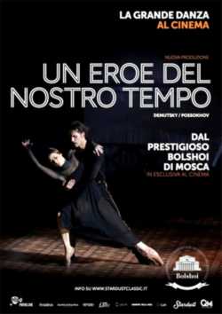 locandina manifesto Un Eroe del Nostro Tempo - Il balletto del Bolshoi 2016-17