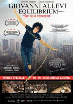 locandina manifesto Giovanni Allevi  Equilibrium - The Film Concert