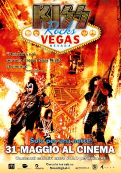 locandina manifesto Kiss Rocks Vegas