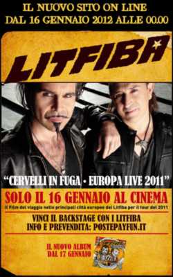 locandina Litfiba Day - Cervelli in Fuga   Europa Live 2011