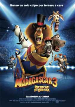 locandina Madagascar 3  Ricercati in Europa