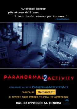 locandina manifesto Paranormal Activity 2