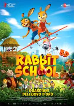 locandina manifesto Rabbit School - I guardiani dell'uovo d'oro