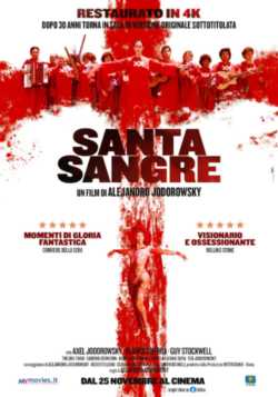 locandina manifesto Santa Sangre - Sangue santo