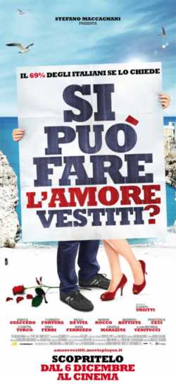 locandina manifesto Si puo' fare l'amore vestiti 