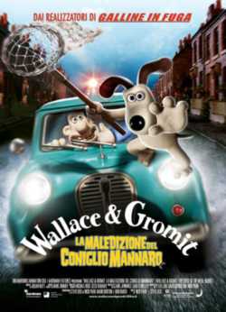 locandina Wallace and Gromit - La maledizione del coniglio mannaro