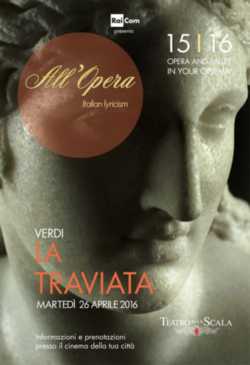 locandina La Traviata - Teatro alla Scala di Milano
