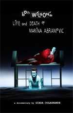 locandina Bob Wilson's Life and Death of Marina Abramovic