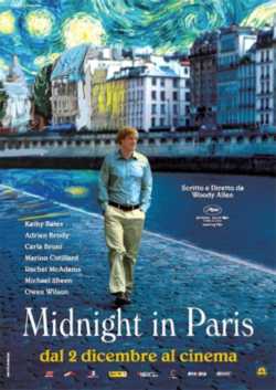 locandina manifesto Midnight in Paris