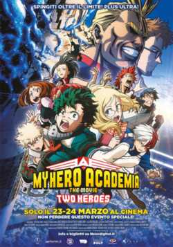 manifesto My Hero Academia The Movie - Two Heroes locandina manifesto My Hero Academia The Movie - Two Heroes