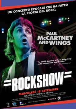 locandina Paul Mccartney  Wings - Rockshow