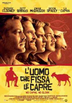 locandina L'uomo che fissa le capre