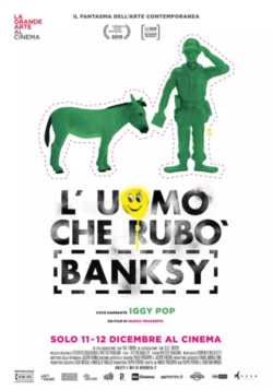 manifesto L'uomo che rubo' Banksy locandina manifesto L'uomo che rubo' Banksy